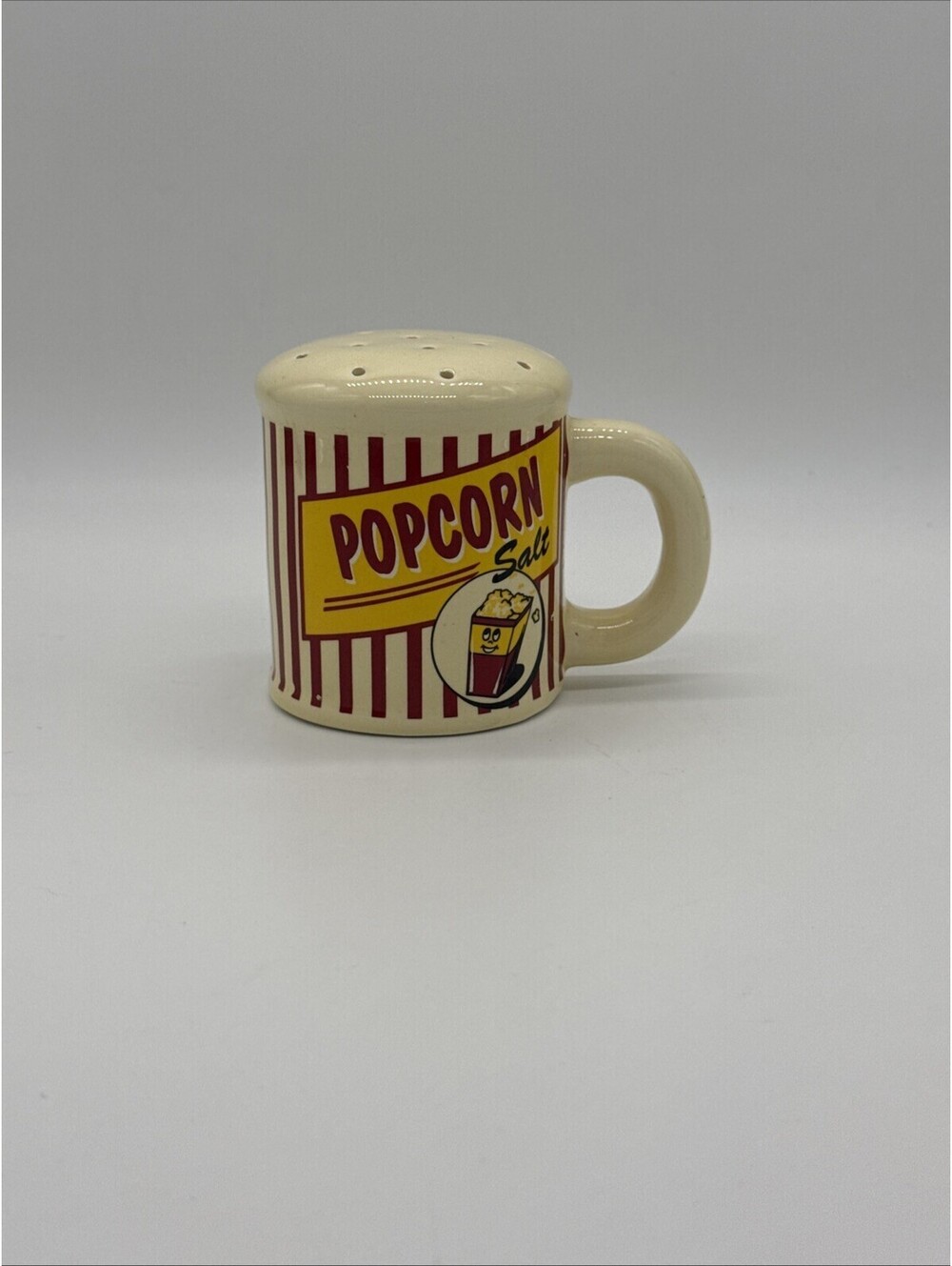 Striped 3.5” Popcorn Salt Shaker with Handle MSRF Design Studio